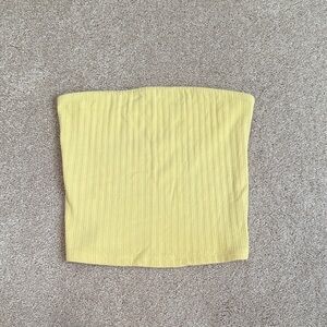 American Eagle Outfitters Yellow Crop Top